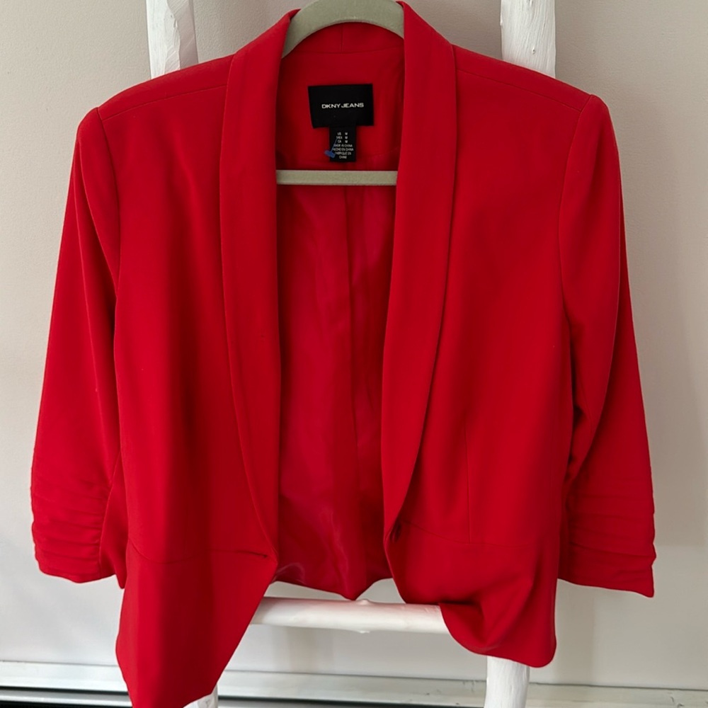DKNY Jeans Red Blazer